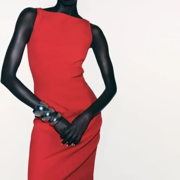 Zara | Dresses | Nwt Zara Slit Midi Dress Zw Collection Xssm L Xl 9 |  Poshmark